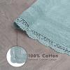 imageLaura Ashley Crochet Cotton 24x40 Bath Rug LinenAqua