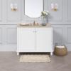 imageLaura Ashley Crochet Cotton 24x40 Bath Rug LinenLinen