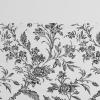 imageLaura Ashley Home  Shower Curtain Stylish Bathroom Decor with Buttonhold Top Elegant Floral Home Decor Flora Blue 72quot x 72quotAmberley Black