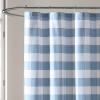 imageLaura Ashley Home  Shower Curtain Stylish Bathroom Decor with Buttonhold Top Elegant Floral Home Decor Flora Blue 72quot x 72quotCynthia Blue