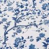 imageLaura Ashley Home  Shower Curtain Stylish Bathroom Decor with Buttonhold Top Elegant Floral Home Decor Flora Blue 72quot x 72quotElise Blue