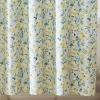 imageLaura Ashley Home  Shower Curtain Stylish Bathroom Decor with Buttonhold Top Elegant Floral Home Decor Flora Blue 72quot x 72quotNora Blue