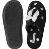 imageLaura Ashley Ladies Embroidered Soft Terry Scuff SlipperBlack