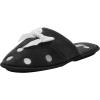 imageLaura Ashley Ladies Embroidered Soft Terry Scuff SlipperBlack