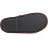 imageLaura Ashley Ladies Embroidered Soft Terry Scuff SlipperBrown