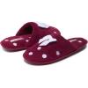 imageLaura Ashley Ladies Embroidered Soft Terry Scuff SlipperBurnt Orange