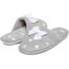 imageLaura Ashley Ladies Embroidered Soft Terry Scuff SlipperCloud Grey