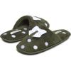 imageLaura Ashley Ladies Embroidered Soft Terry Scuff SlipperFig Leaf