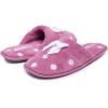 imageLaura Ashley Ladies Embroidered Soft Terry Scuff SlipperMulberry