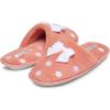 imageLaura Ashley Ladies Embroidered Soft Terry Scuff SlipperPink Amethyst