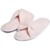 imageLaura Ashley Ladies Open Toe Plush Terry SlipperChalk Pink