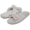 imageLaura Ashley Ladies Open Toe Plush Terry SlipperClay Bow