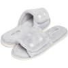 imageLaura Ashley Ladies Open Toe Plush Terry SlipperCool Grey
