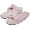 imageLaura Ashley Ladies Open Toe Plush Terry SlipperVintage Pink