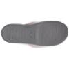 imageLaura Ashley Womens Rugged Memory Foam Terry Cloth Spa Slippers Soft Non Slip Rubber Bottom Closed Toe House SliderLight Grey Hearts