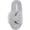 imageLaura Ashley Ladies Open Toe Plush Terry SlipperBasic Grey
