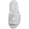 imageLaura Ashley Ladies Open Toe Plush Terry SlipperCool Grey