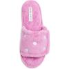imageLaura Ashley Ladies Open Toe Plush Terry SlipperDark Pink