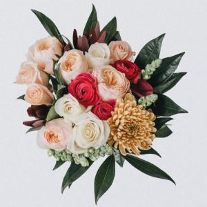 imageLaura Ashley Rosemor Fen Bouquet Fresh Cut Flowers Floral Delivery All Occasion Gift