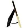 imageLaura Ashley 5x7 White Enamel Picture Frame Gold Metal Edge with Easel for Countertop Counterspace Tabletop Display Bookshelf Desk Wall Dcor Photo GalleryWhite W Gold