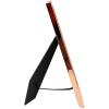 imageLaura Ashley 5x7 White Enamel Picture Frame Gold Metal Edge with Easel for Countertop Counterspace Tabletop Display Bookshelf Desk Wall Dcor Photo GalleryWhite W Rose Gold