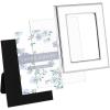 imageLaura Ashley 5x7 White Enamel Picture Frame Gold Metal Edge with Easel for Countertop Counterspace Tabletop Display Bookshelf Desk Wall Dcor Photo GalleryWhite W Silver