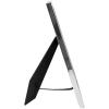 imageLaura Ashley 5x7 White Enamel Picture Frame Gold Metal Edge with Easel for Countertop Counterspace Tabletop Display Bookshelf Desk Wall Dcor Photo GalleryWhite W Silver