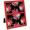 imageLaura Ashley 5x7 White Enamel Picture Frame Gold Metal Edge with Easel for Countertop Counterspace Tabletop Display Bookshelf Desk Wall Dcor Photo GalleryRed W Gold