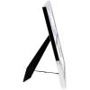imageLaura Ashley 5x7 White Enamel Picture Frame Gold Metal Edge with Easel for Countertop Counterspace Tabletop Display Bookshelf Desk Wall Dcor Photo GalleryLavender W Silver