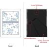imageLaura Ashley 5x7 White Enamel Picture Frame Gold Metal Edge with Easel for Countertop Counterspace Tabletop Display Bookshelf Desk Wall Dcor Photo GalleryWhite W Silver