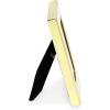 imageLaura Ashley 5x7 White Enamel Picture Frame Gold Metal Edge with Easel for Countertop Counterspace Tabletop Display Bookshelf Desk Wall Dcor Photo GalleryWhite W Gold
