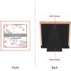 imageLaura Ashley 5x7 White Enamel Picture Frame Gold Metal Edge with Easel for Countertop Counterspace Tabletop Display Bookshelf Desk Wall Dcor Photo GalleryWhite W Rose Gold