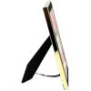 imageLaura Ashley 5x7 White Enamel Picture Frame Gold Metal Edge with Easel for Countertop Counterspace Tabletop Display Bookshelf Desk Wall Dcor Photo GalleryBlack W Gold