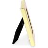imageLaura Ashley 5x7 White Enamel Picture Frame Gold Metal Edge with Easel for Countertop Counterspace Tabletop Display Bookshelf Desk Wall Dcor Photo GalleryPink W Gold
