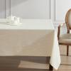 imageLaura Ashley Arabesque Luxurious Shimmery Fabric Tablecloth for Formal Dining Holiday Wedding or Party 60quot x 84quot GoldGold