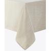 imageLaura Ashley Arabesque Luxurious Shimmery Fabric Tablecloth for Formal Dining Holiday Wedding or Party 60quot x 84quot GoldSilver