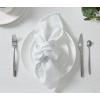 imageLaura Ashley Arabesque Luxurious Shimmery Fabric Tablecloth for Formal Dining Holiday Wedding or Party 60quot x 84quot GoldWhite