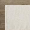 imageLaura Ashley Dothan Luxury Linen Blend Tablecloth for Formal Dining Holiday Wedding or Party 60quot x 84quot Taupe19 x 13 Set of 4 Rectangular Placemats