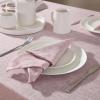 imageLaura Ashley Harper Luxuriously Smooth Fabric Tablecloth for Formal or Casual Dining Holiday Banquet Wedding or Party 60quot x 102quot IvoryBlush