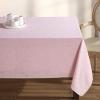 imageLaura Ashley Harper Luxuriously Smooth Fabric Tablecloth for Formal or Casual Dining Holiday Banquet Wedding or Party 60quot x 102quot IvoryBlush