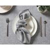 imageLaura Ashley Harper Luxuriously Smooth Fabric Tablecloth for Formal or Casual Dining Holiday Banquet Wedding or Party 60quot x 102quot IvoryGray