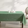 imageLaura Ashley Harper Luxuriously Smooth Fabric Tablecloth for Formal or Casual Dining Holiday Banquet Wedding or Party 60quot x 102quot IvoryGreen