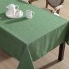 imageLaura Ashley Harper Luxuriously Smooth Fabric Tablecloth for Formal or Casual Dining Holiday Banquet Wedding or Party 60quot x 102quot IvoryGreen
