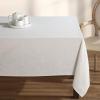imageLaura Ashley Harper Luxuriously Smooth Fabric Tablecloth for Formal or Casual Dining Holiday Banquet Wedding or Party 60quot x 102quot IvoryIvory