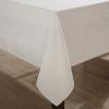 imageLaura Ashley Harper Luxuriously Smooth Fabric Tablecloth for Formal or Casual Dining Holiday Banquet Wedding or Party 60quot x 102quot IvoryIvory