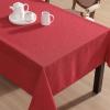 imageLaura Ashley Harper Luxuriously Smooth Fabric Tablecloth for Formal or Casual Dining Holiday Banquet Wedding or Party 60quot x 102quot IvoryRed