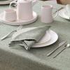 imageLaura Ashley Harper Luxuriously Smooth Fabric Tablecloth for Formal or Casual Dining Holiday Banquet Wedding or Party 60quot x 102quot IvorySage