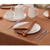 imageLaura Ashley Harper Luxuriously Smooth Fabric Tablecloth for Formal or Casual Dining Holiday Banquet Wedding or Party 60quot x 102quot IvorySpice