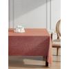 imageLaura Ashley Harper Luxuriously Smooth Fabric Tablecloth for Formal or Casual Dining Holiday Banquet Wedding or Party 60quot x 102quot IvorySpice