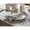 imageLaura Ashley Harper Luxuriously Smooth Fabric Tablecloth for Formal or Casual Dining Holiday Banquet Wedding or Party 60quot x 102quot IvoryTaupe